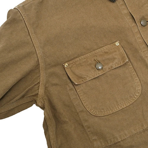 orSlow Relax Fit Oxford Coverall Brown