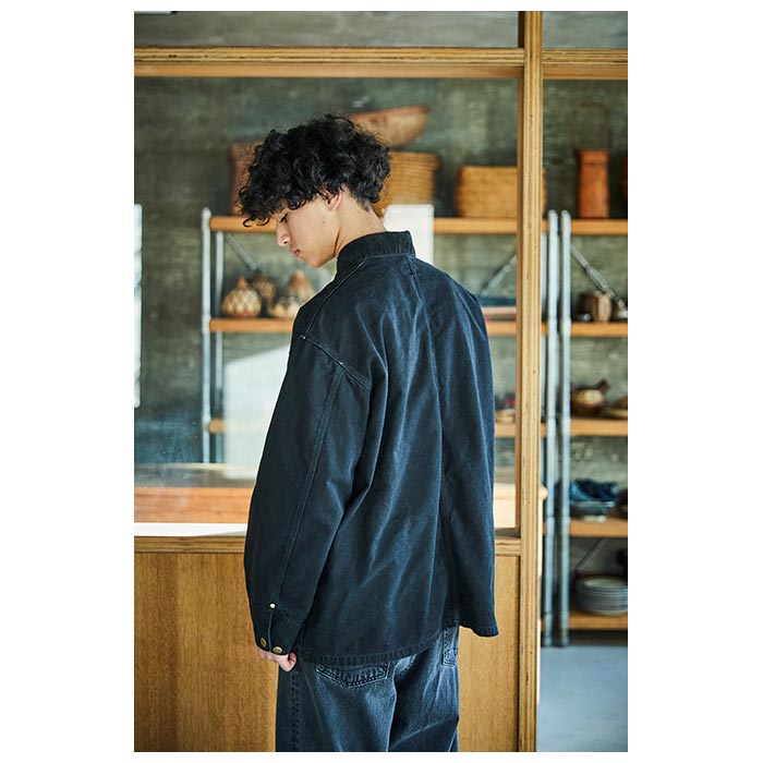 orSlow Relax Fit Oxford Coverall Black