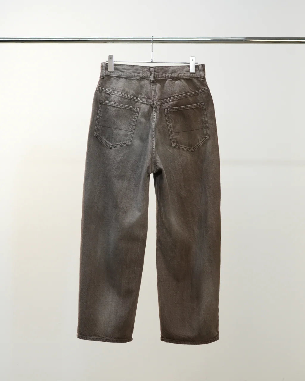 ANCELLM DENIM PANTS #01 AGING01 (BROWN)