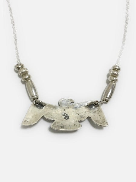 LARRY SMITH FLYING THUNDERBIRD PENDANT -ARROW&TURQUOISE-