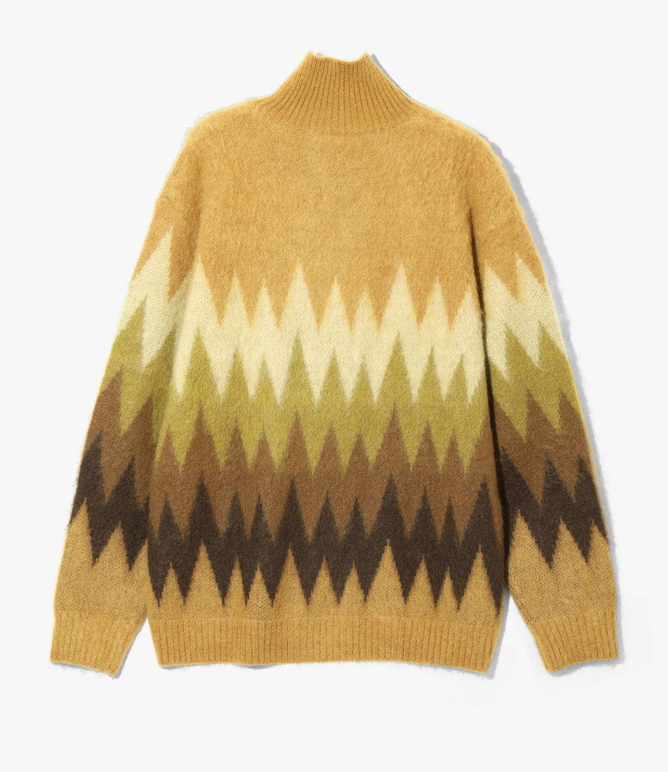 Needles ZIPPED MOHAIR JACKET - ZIG-ZAG