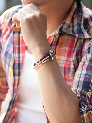 SunKu 39 Indigo Dye Beads Bracelet SK-013