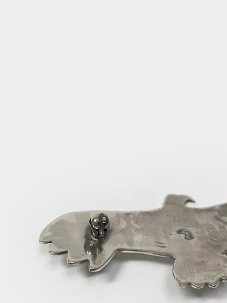 LARRY SMITH FLYING EAGLE PIN TURQUOISE