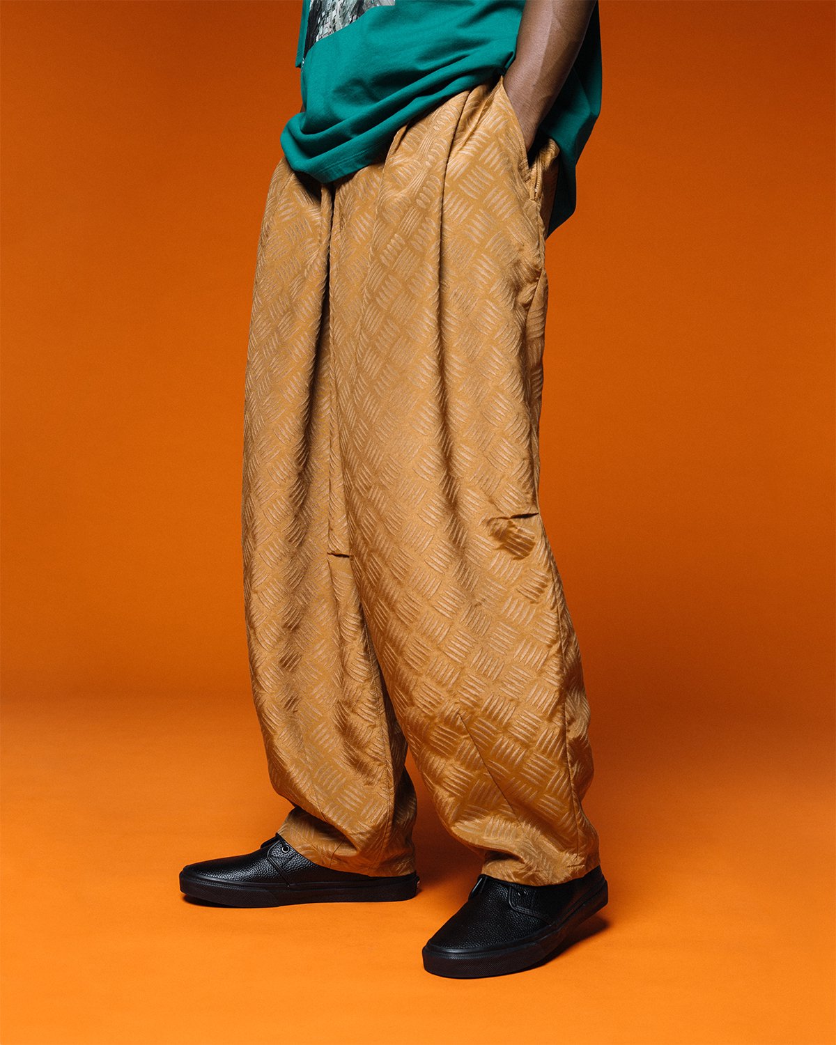 TIGHTBOOTH CHECKER PLATE BALLOON PANTS