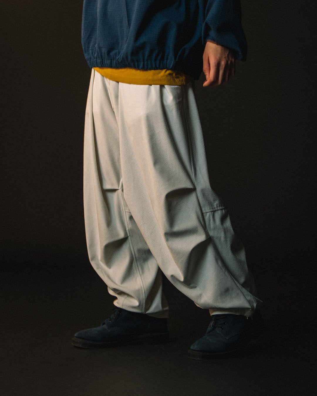 TIGHTBOOTH GEOMETRIC CORD SNOW PANTS