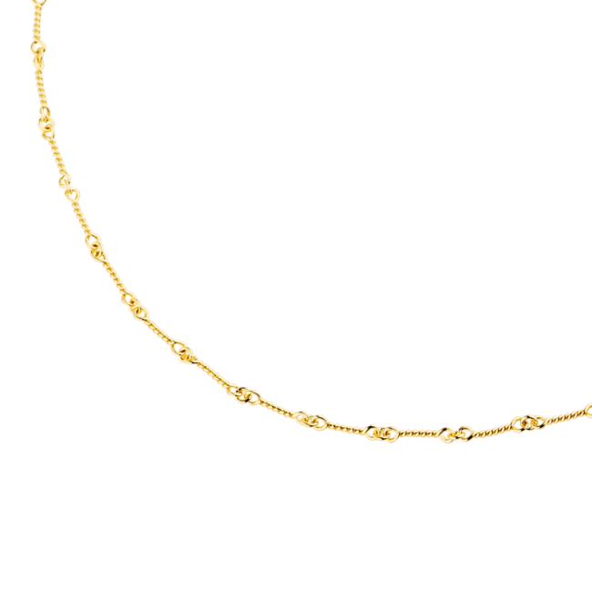 EYEFUNNY Narrow screw chain / 18KYG