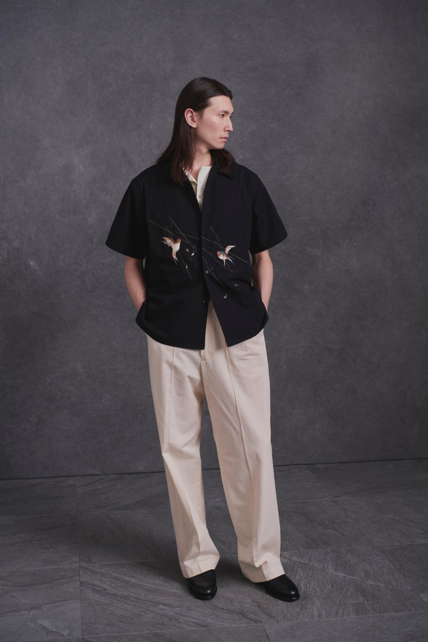 OLD JOE & CO. FRONT TUCK ARMY TROUSER