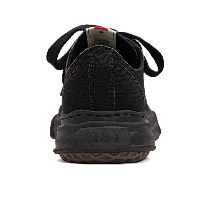 Maison MIHARA YASUHIRO PETERSON Original Sole Canvas Lowcut Sneaker Black x Black