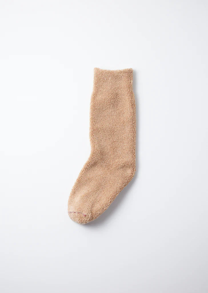 RoToTo DOUBLE FACE CREW SOCKS "MERINOWOOL & BROWN OG"