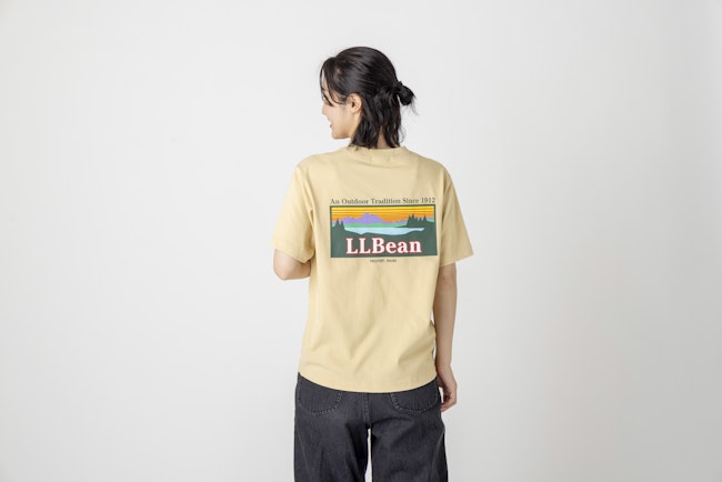 L.L.Bean JAPAN EDITION Women's Bean's Back Katahdin Tee