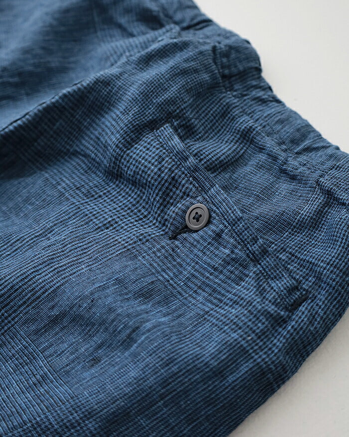 orSlow WIDE FIT NEW YORKER INDIGO CHECK