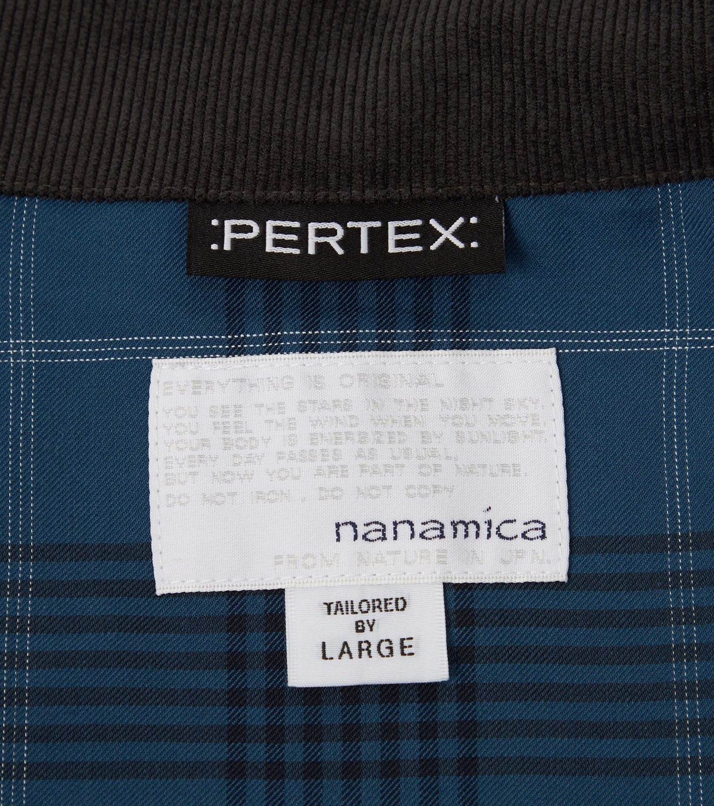 nanamica 2L PERTEX UNLIMITED Field Short Jacket
