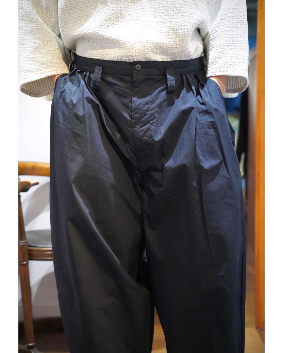 Porter Classic POPLIN BEBOP PANTS