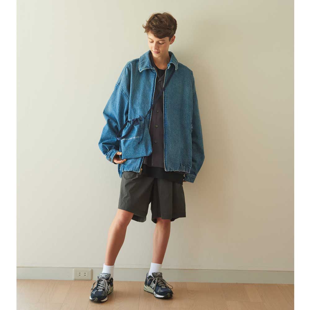 S.F.C (STRIPES FOR CREATIVE) NYLON BAGGY SHORTS