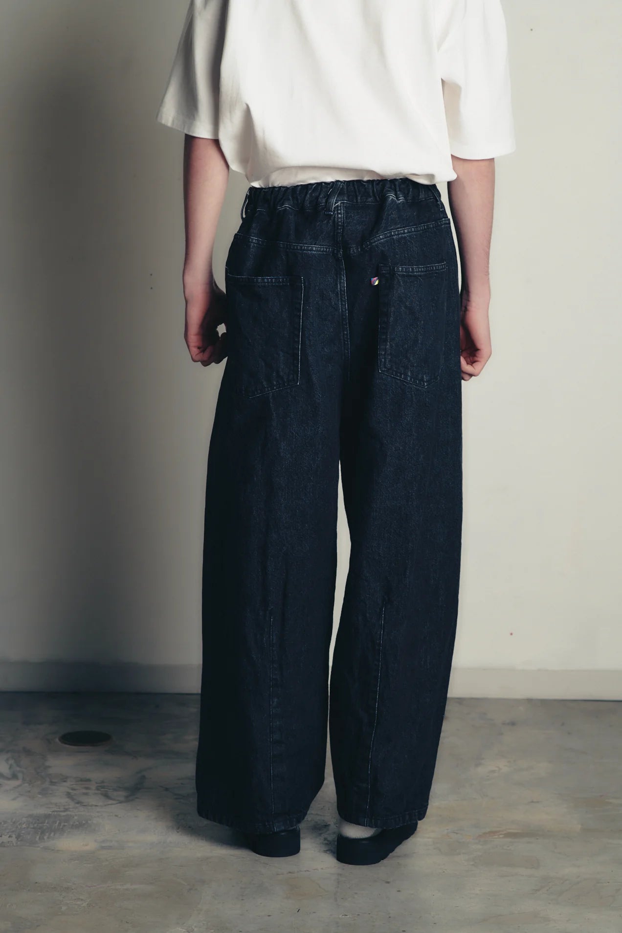 is-ness DENIM 5PK BALLOON PANTS (Enzyme Wash)