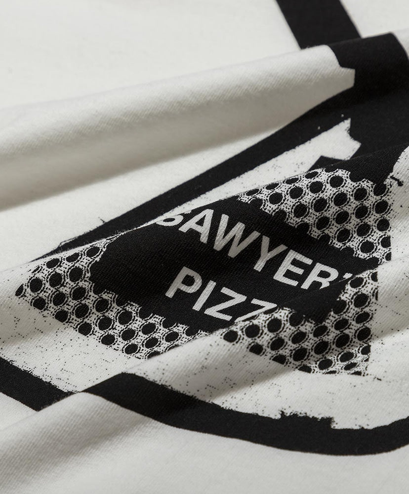 TACOMA FUJI RECORDS SAWYER'S PIZZA T-SHIRT