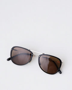 YELLOWS PLUS ANTON SUNGLASS Black Silver