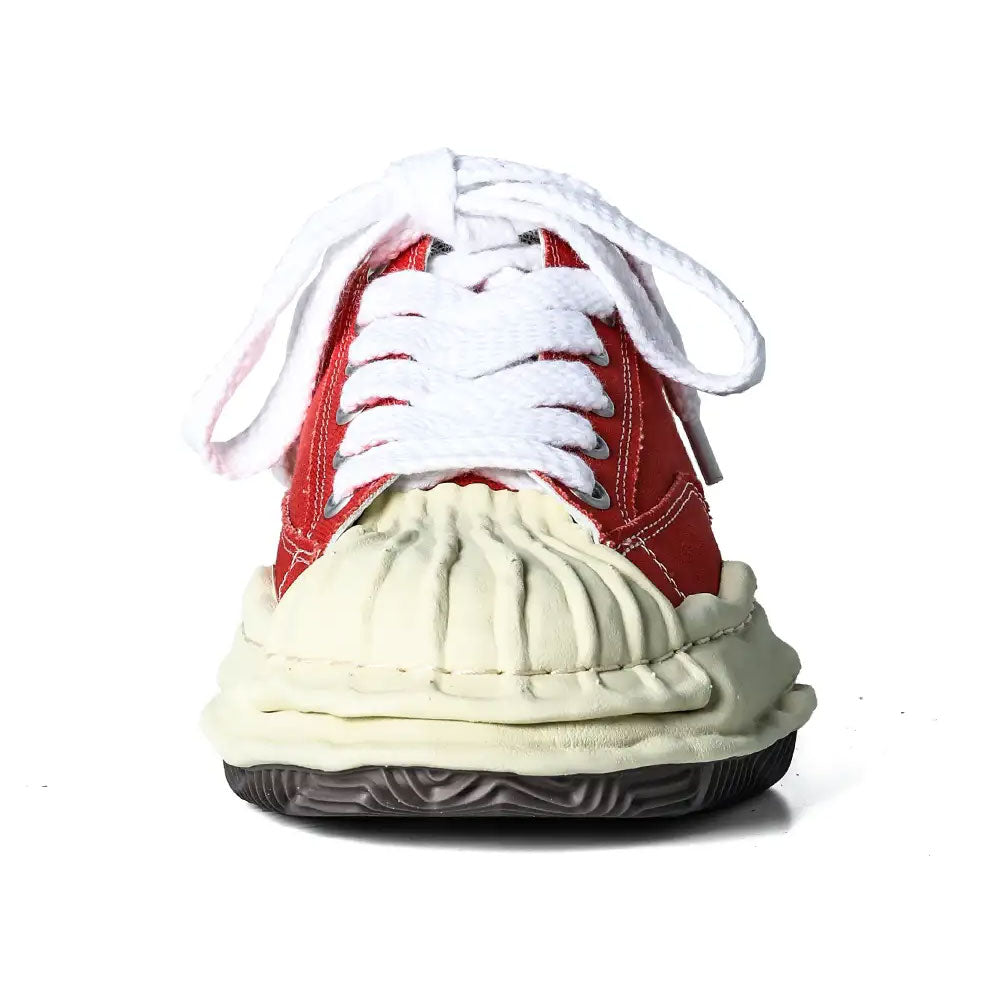 Maison MIHARA YASUHIRO BLAKEY Low Vintage Original Sole Canvas Lowtop Sneaker ORANGE