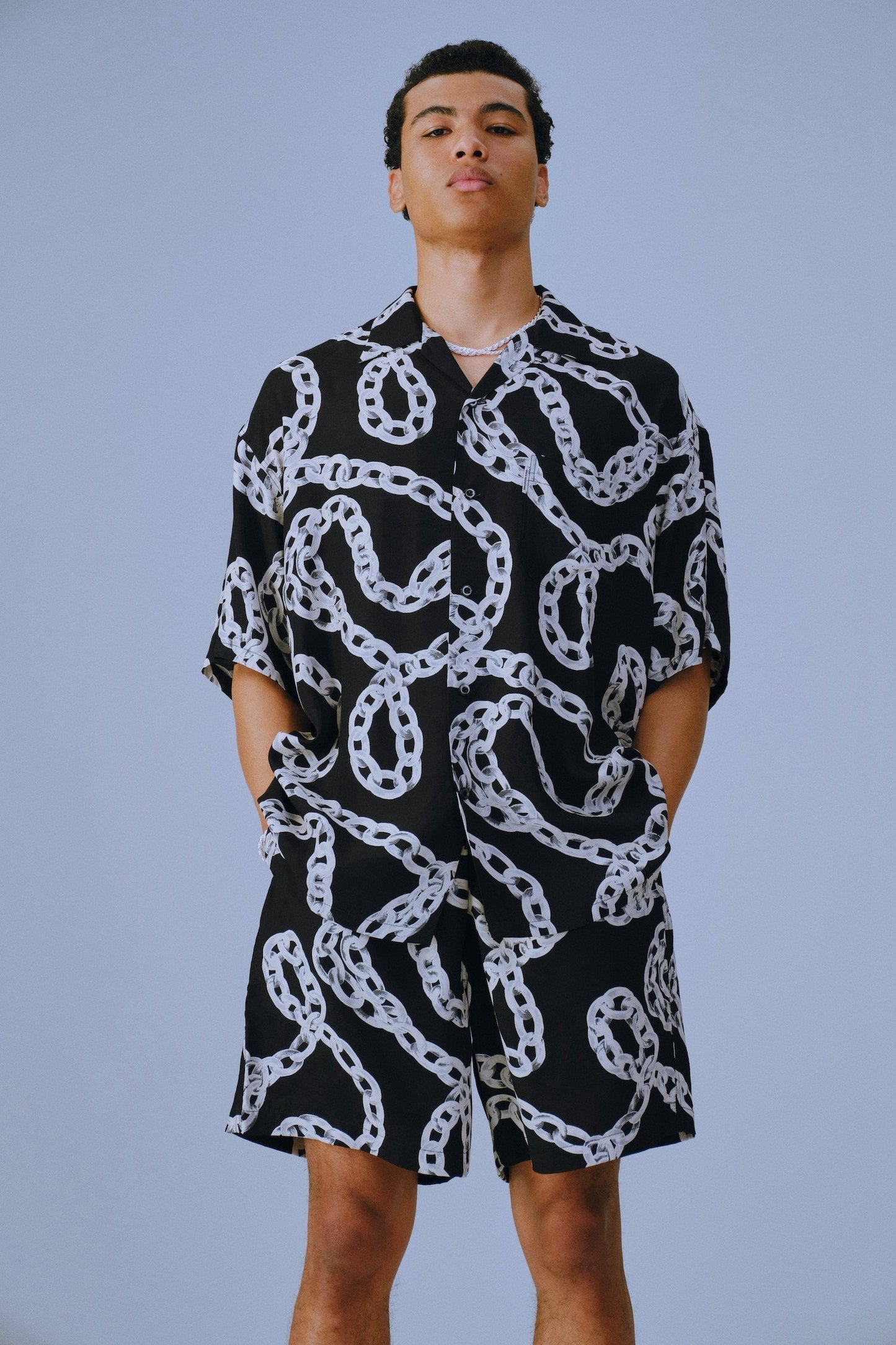 COOTIE PRODUCTIONS Rayon Open Collar S/S Shirt