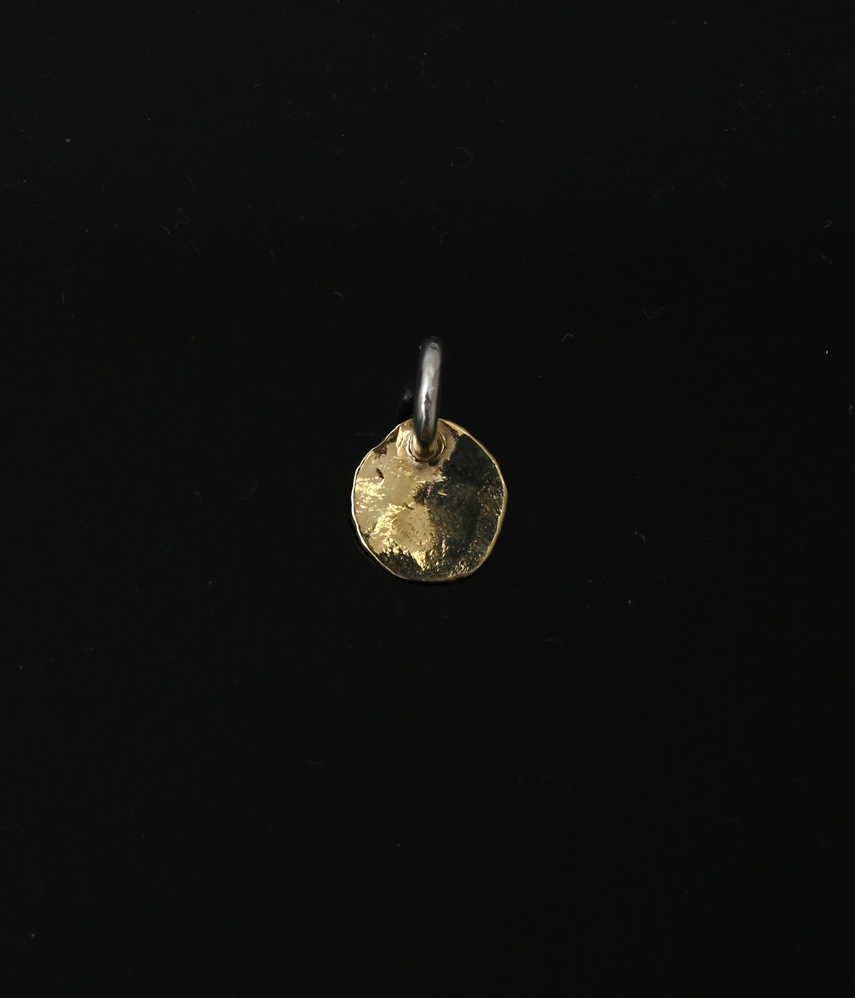 LARRY SMITH 18K EAGLE FACE MEDAL XS