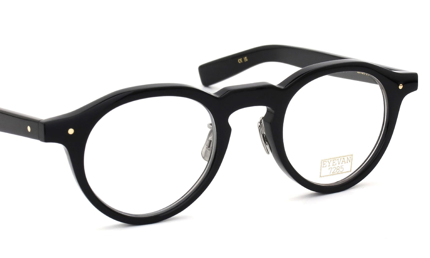 EYEVAN7285 EYEGLASS FRAME 358 C.100 BLACK