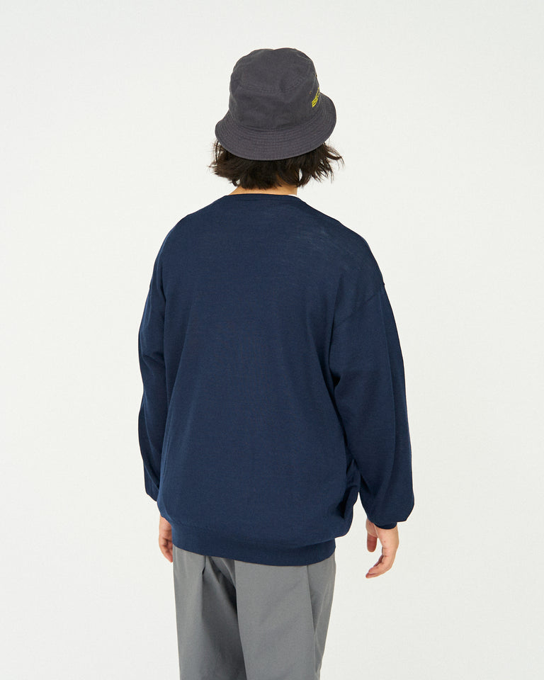 FreshService TECH HIGH GAUGE CREW NECK KNIT