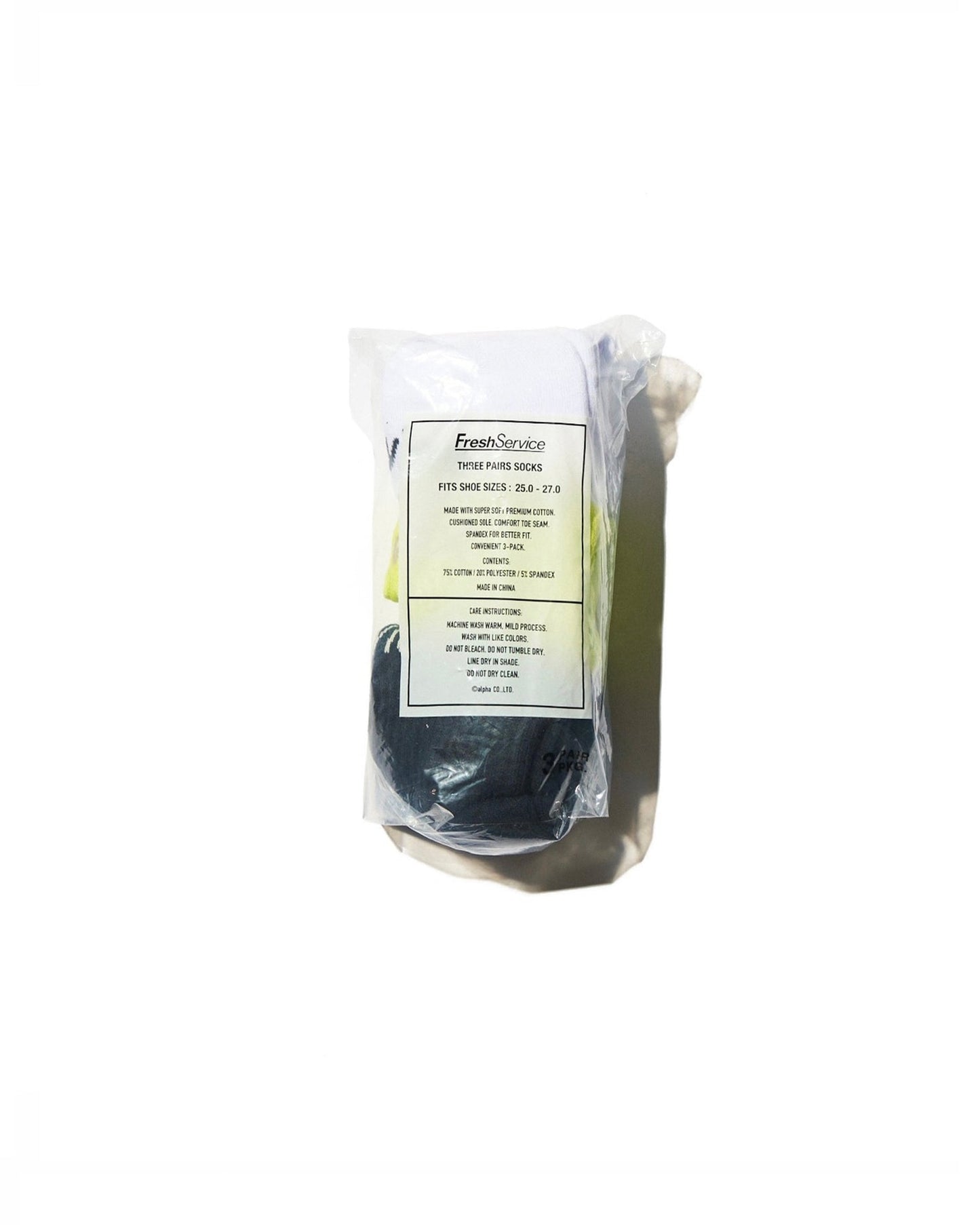 FreshService SIGNATURE 3-PACK SOCKS