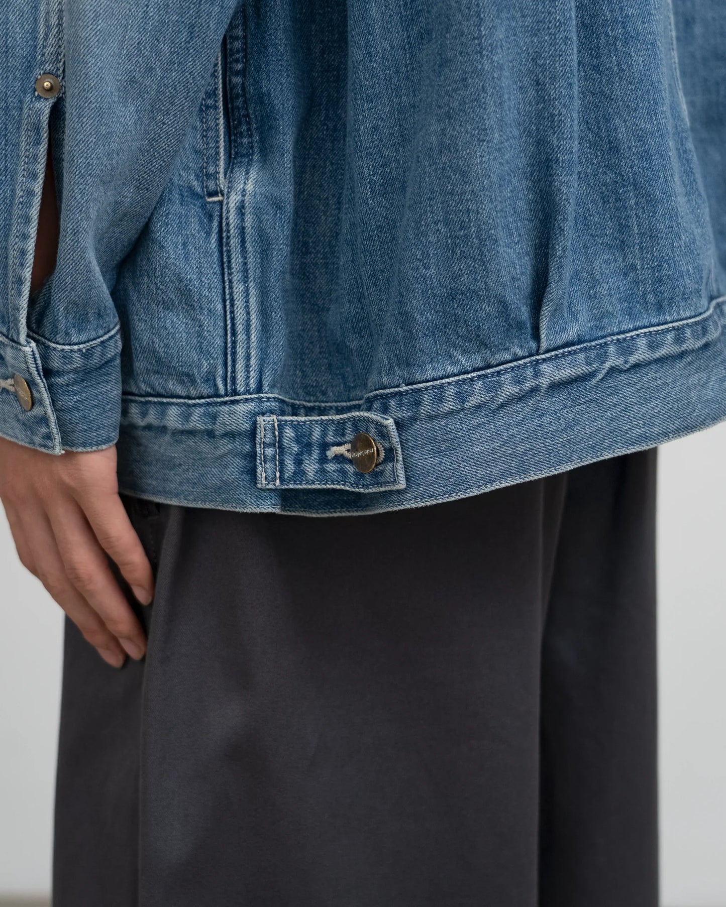 Graphpaper Selvage Denim Jacket - Light Fade