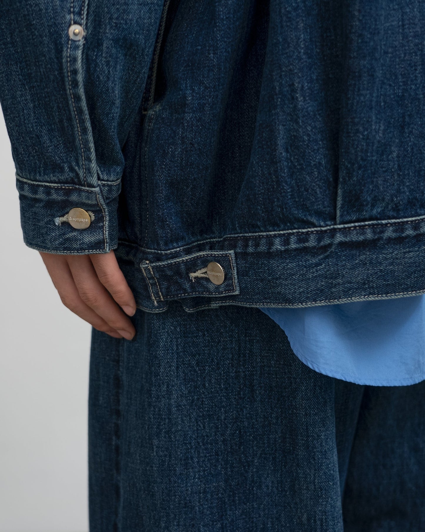 Graphpaper Selvage Denim Jacket - Dark Fade