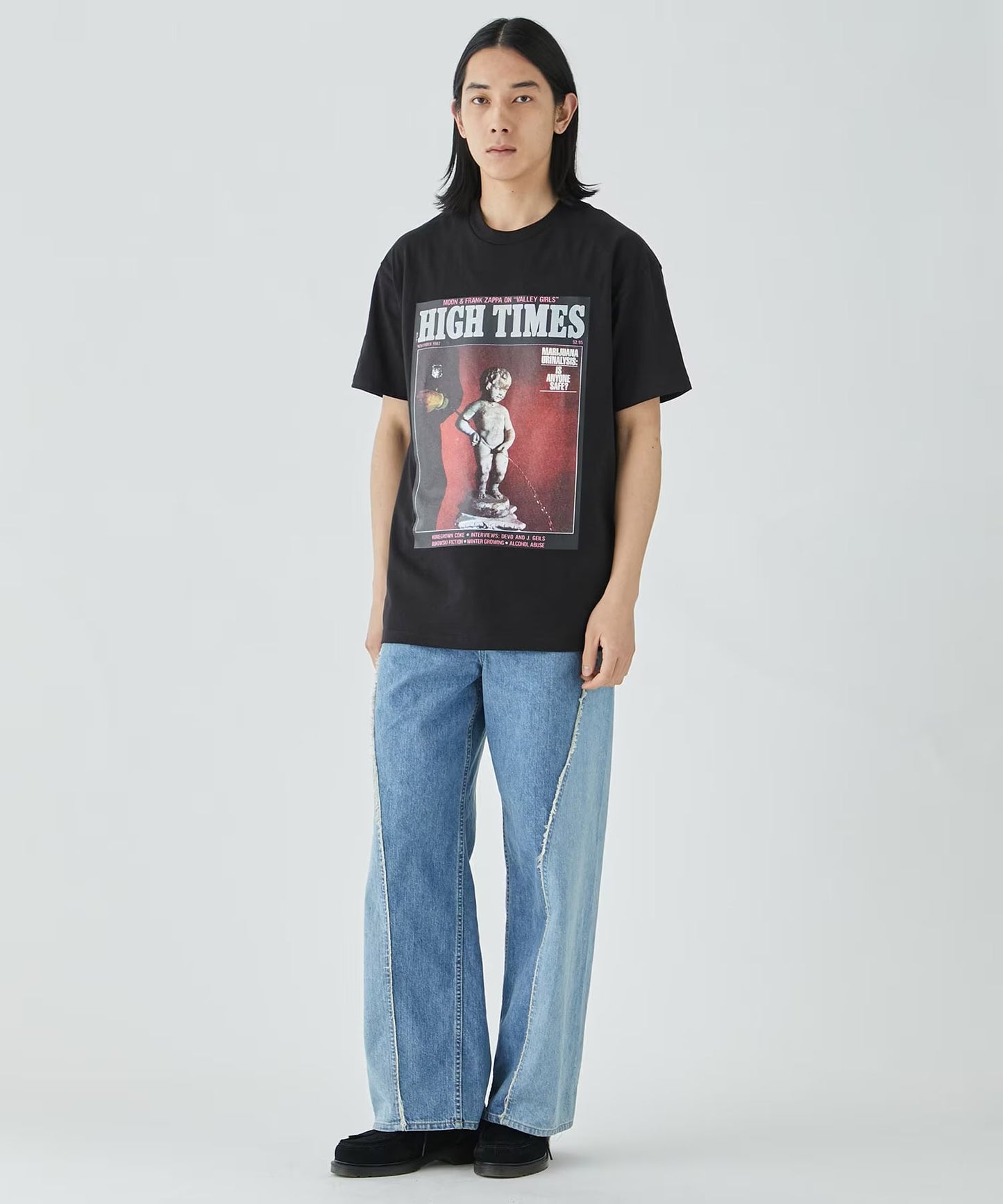 WACKO MARIA HIGHTIMES CREW NECK T-SHIRT TYPE-3