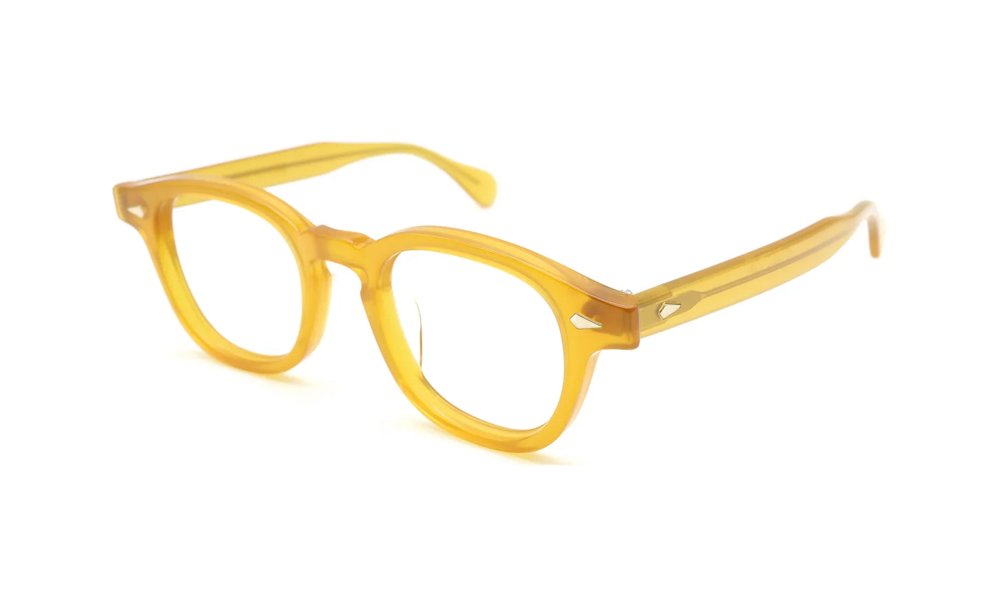 JULIUS TART OPTICAL AR Eyeglass Frame Vintage Yellow