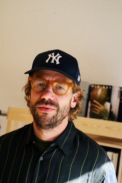 JULIUS TART OPTICAL FDR Eyeglass Frame Vintage Yellow