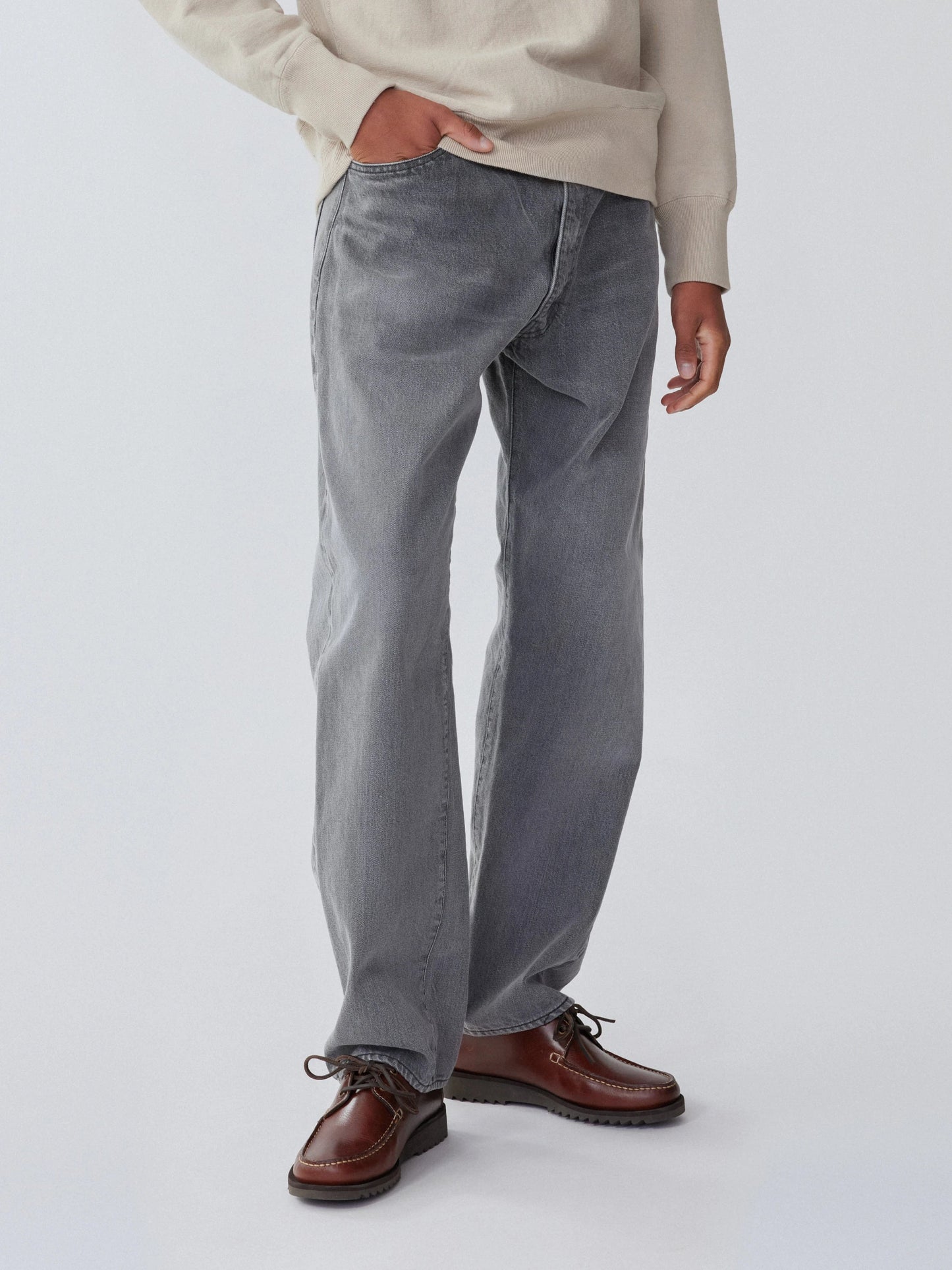 KAPTAIN SUNSHINE 5P Zipper Front Denim Pants