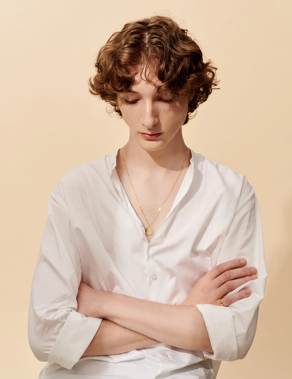 MARIHA Ancient Memories Necklace Athena/Warriors (gold colored)