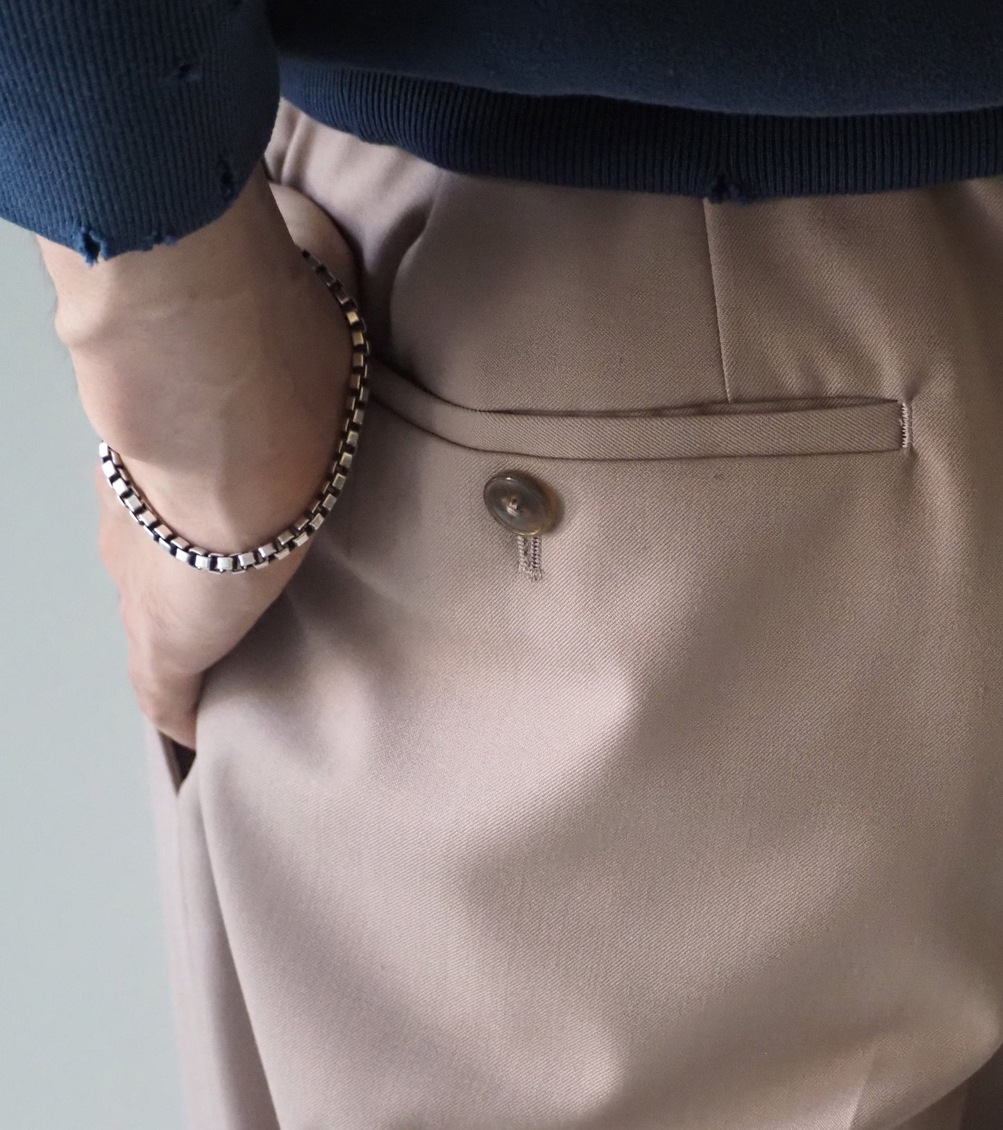 MAATEE&SONS Eternity Slacks Wool Polyester Gaba