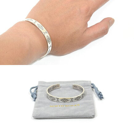 NORTH WORKS Inside Message Bangle TYPE Navajo N-217