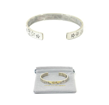 NORTH WORKS Star Stamped Bangle W-217