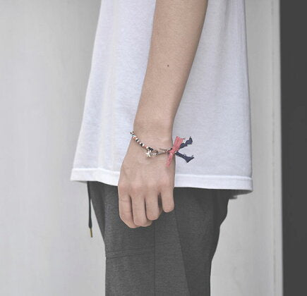 NORTH WORKS Old Tricolor beads Bracelet D-621