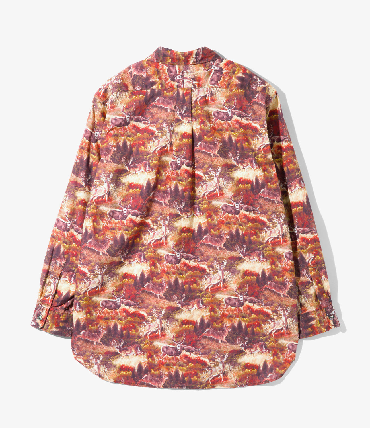 Engineered Garments 19C BD SHIRT - COTTON DEER PRINT