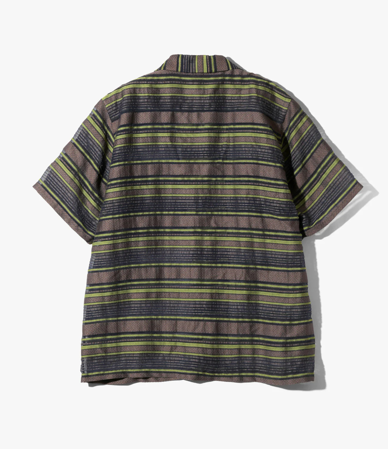 Needles S/S One-Up Shirt - PE/CU/N/C/R Chiffon Stripe Jq.