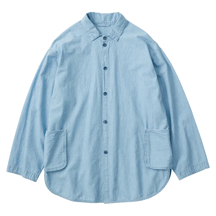 Porter Classic SHAWSHANK CHAMBRAY CHINESE JACKET