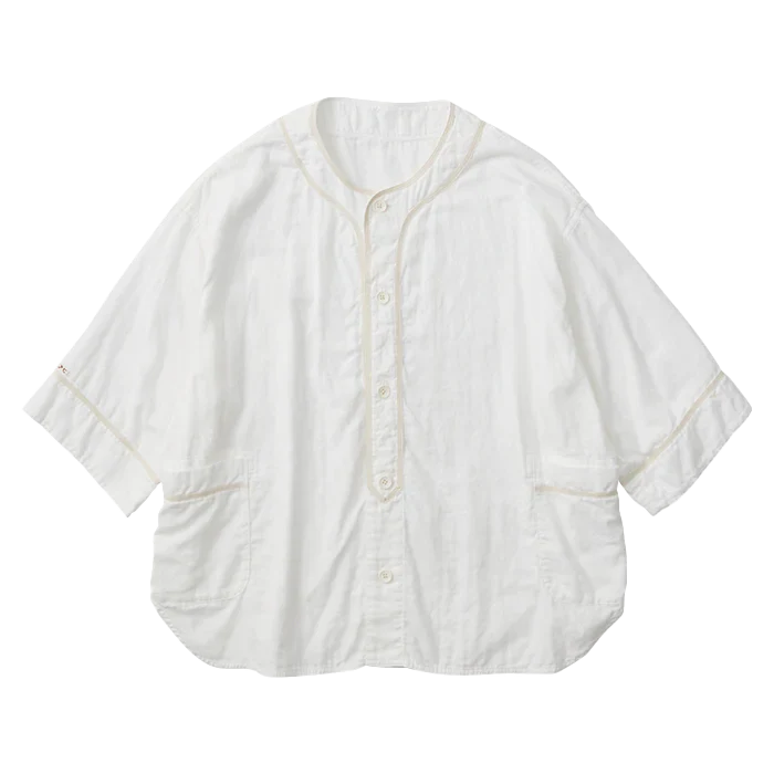 Porter Classic SUVIN GOLD GAUZE BASEBALL SHIRT
