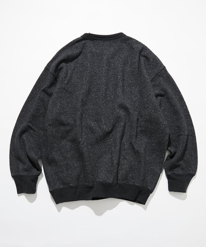CAHLUMN Merino Wool+Cotton Loop Back heather Sweatshirt