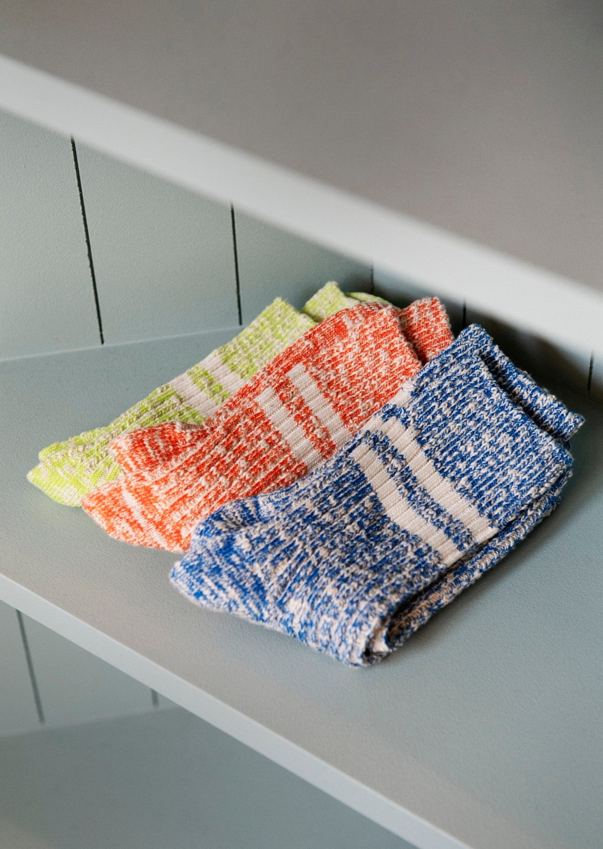 RoToTo OG COTTON SLUB STRIPE SOCKS