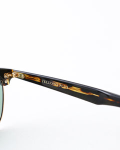 YELLOWS PLUS RAYMOND SUNGLASS Black Havana Deep Gold