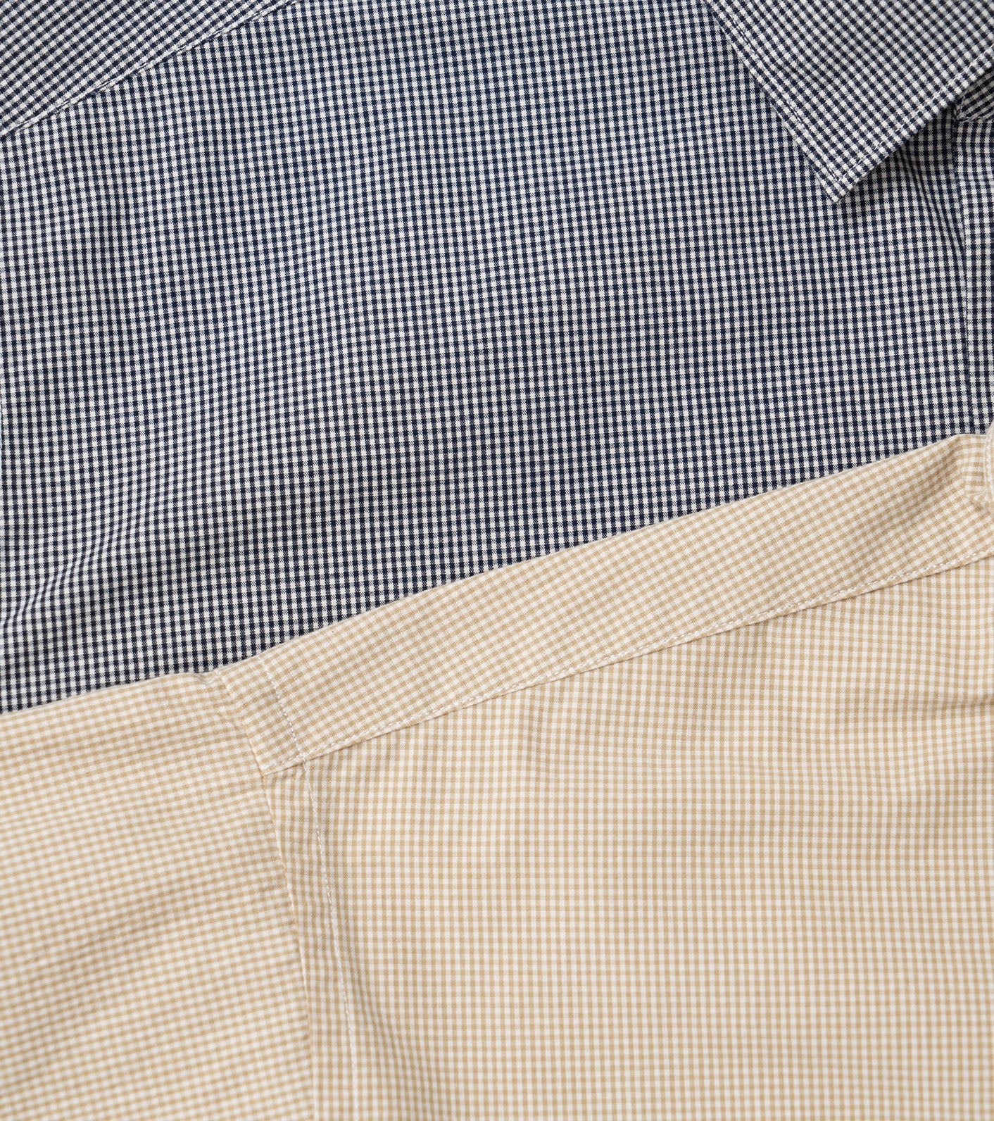 nanamica Regular Collar Gingham Check Wind Shirt