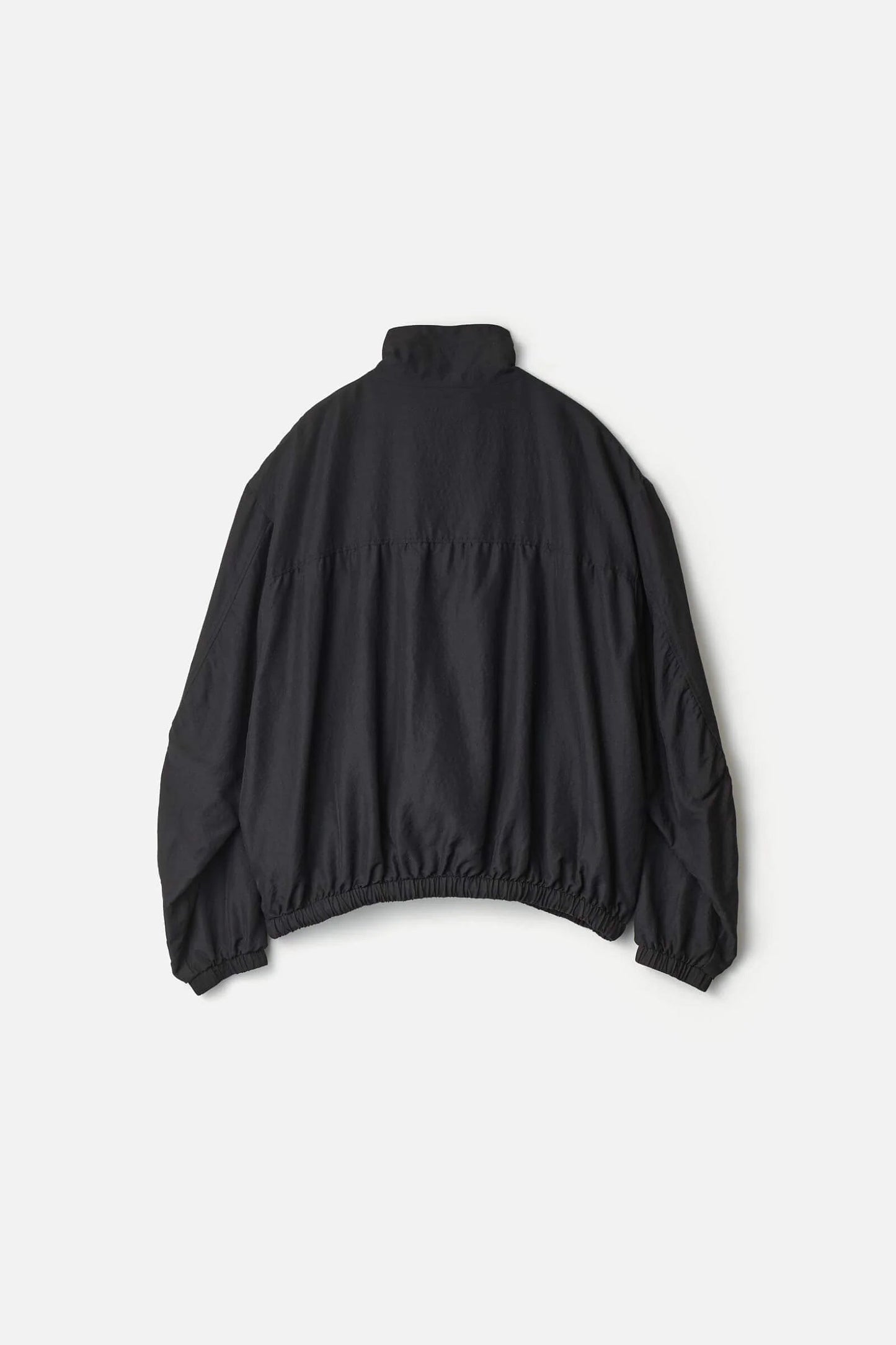 ssstein WOOL/SILK SHIRRED LIGHT ZIP JACKET