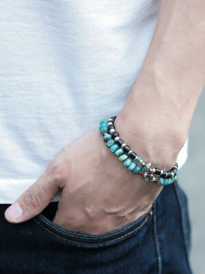 SunKu 39 Turquoise Beads (bt) Bracelet (L beads) SK-072