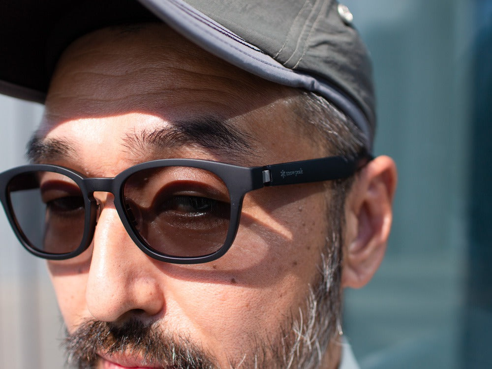 JINS × Snow Peak SUNGLASSES ï¼?60° Wellington Sunglasses Matte Black