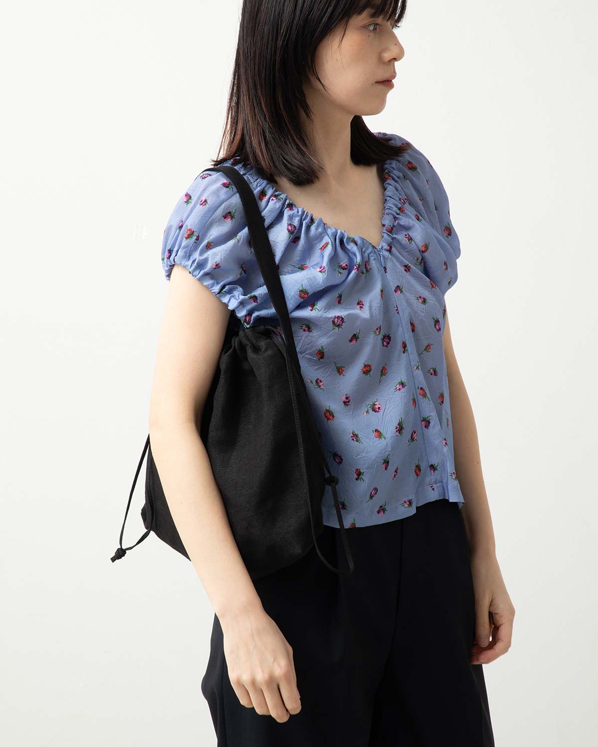 Aeta DRAW STRING ONE SHOULDER : S